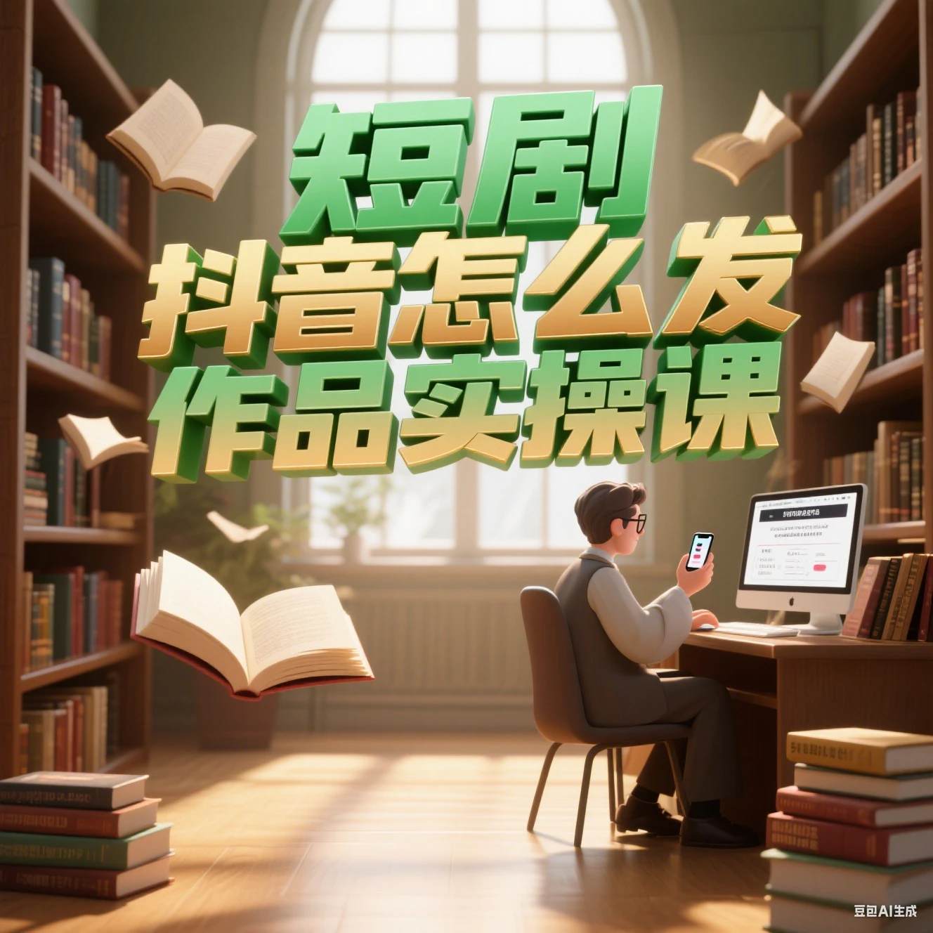 短剧 抖音怎么发作品实操课