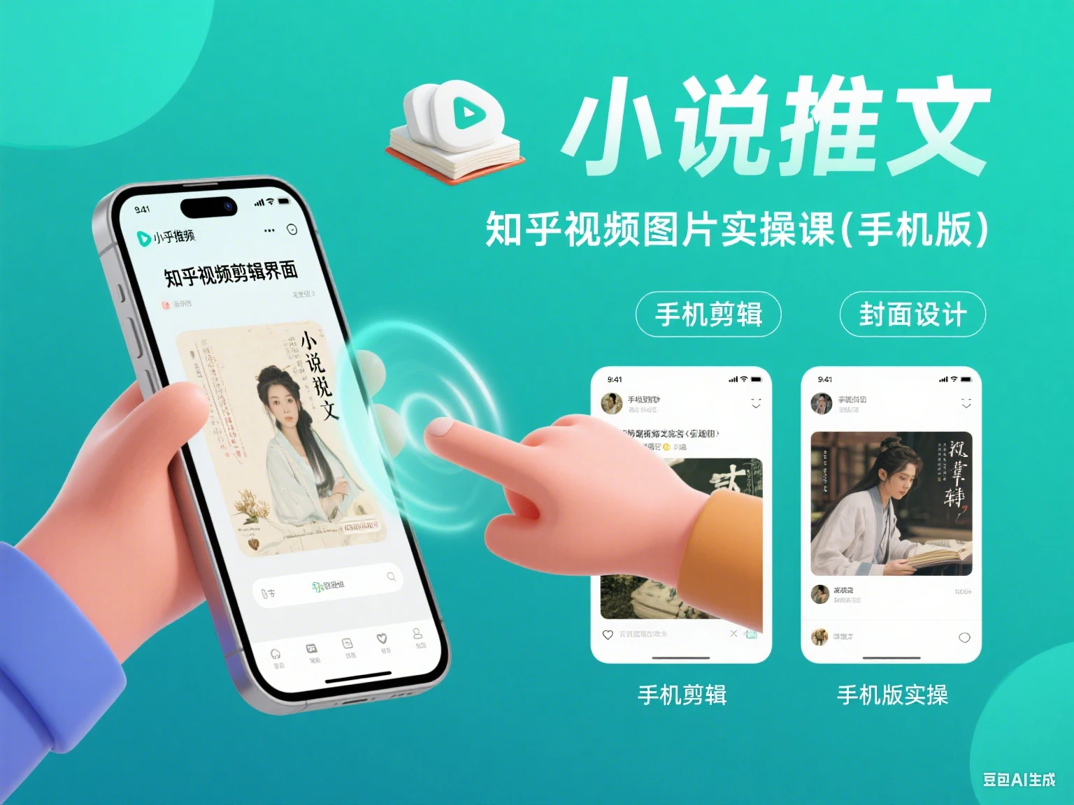 【精】小说推文 知乎视频图片实操课（手机版）