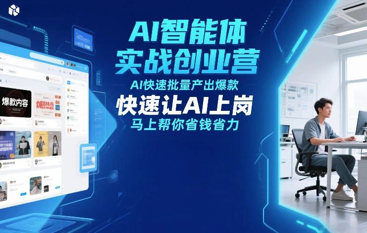 【精】AI智能体实战创业营12月23-25号线下课，AI快速批量产出爆款，快速让AI上岗，马上帮你省钱省力