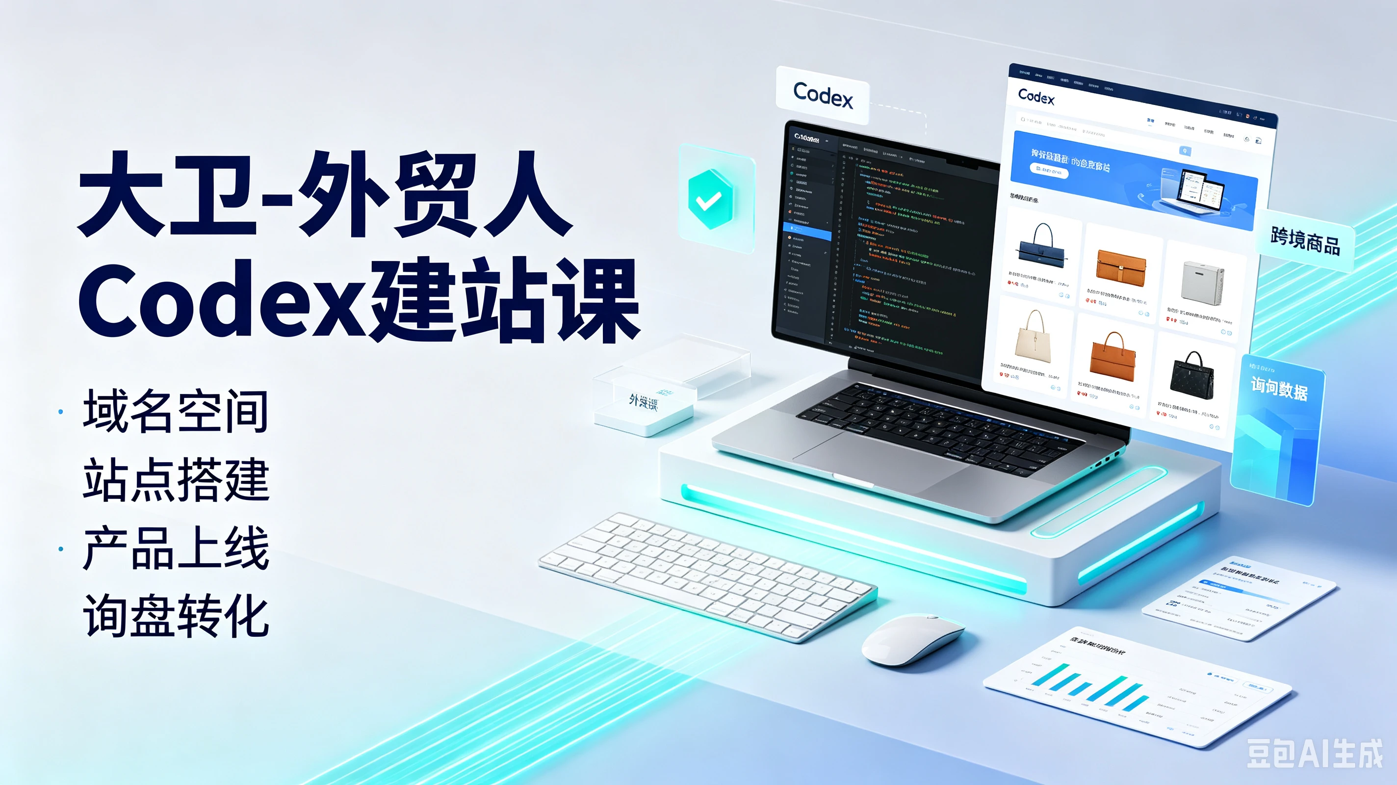 【精】大卫-外贸人Codex建站课,域名空间、站点撘建、产品上线、询盘转化 【精】大卫-外贸人Codex建站课,域名空间、站点撘建、产品上线、询盘转化